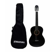 Suzuki SCG-2S+4/4BK  классическая гитара размер 4/4, нейлоновые струны, чехол в комплекте