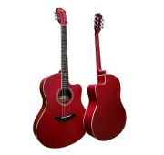 Sevillia IWC-39M RDS гитара акустическая с вырезом, цвет красный