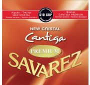 Savarez 510CRP New Cristal Cantiga Premium Комплект струн для классической гитары, нормальное нат.