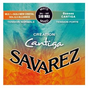 Savarez 510MRJ Creation Cantiga Комплект струн для классической гитары, смешанное натяж, посеребр.