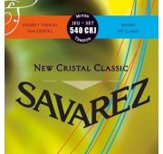 Savarez 540CRJ New Cristal Classic Комплект струн для классической гитары, смешанное нат, посеребр