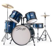 Stagg TIM122BL акустическая барабанная установка, цвет синий