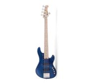 Cort GB75JJ AB бас-гитара, 5-струнная, синяя