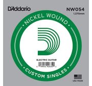 D'Addario NW054 Nickel Wound Отдельная струна для электрогитары, .054