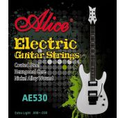 Alice AE530XL 530 Комплект струн для электрогитары, никель 8-38