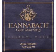 Hannabach 728HTC CARBON Custom Made Комплект струн для класс. гитары, карбон/посеребр, сил.натяж.