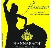 Hannabach 827SLT Yellow FLAMENCO Струны для классической гитары желтый нейлон/посеребренные