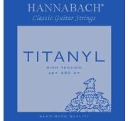 Hannabach 950HT TYTANIL Комплект струн для классической гитары титанил/посеребренные