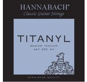Hannabach 950MT TYTANIL Комплект струн для классической гитары титанил/посеребренные