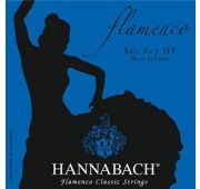 Hannabach 827HT Blue FLAMENCO Комплект струн для классической гитары желтый нейлон/посеребренные