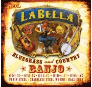 La Bella 730L-BE Комплект струн для 5-струнного банджо, шарик