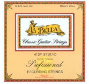 La Bella 413P Комплект профессиональных полированных струн для классической гитары.