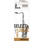 Rico RRS05TSX2M Select Jazz Трости для саксофона тенор, размер 2, средние (Medium), 5шт