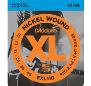 D'Addario EXL110 XL NICKEL WOUND Струны для электрогитары Regular Light 10-46