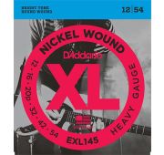 D'Addario EXL145 XL NICKEL WOUND Струны для электрогитары Heavy 12-54
