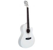 Cort JADE1 AW акустическая гитара , корпус  Classic, с вырезом, цвет Arctic White