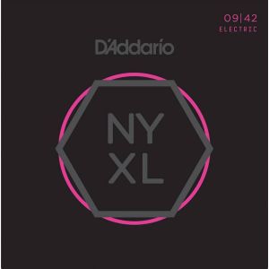 D'Addario NYXL0942 Комплект струн для электрогитары, никелированные, Super Light, 09-42