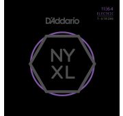D'Addario NYXL1164 комплект струн для 7-струнной электрогитары, Medium, 11-64