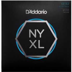 D'Addario NYXL1252W комплект струн для электрогитары, Light, опл.3-ей струны, 12-52