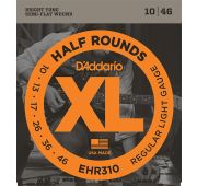 D'Addario EHR310 Half Round Комплект струн для электрогитары, Regular Light, 10-46