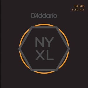 D'Addario NYXL1046 Комплект струн для электрогитары, никелированные, Regular Light, 10-46.