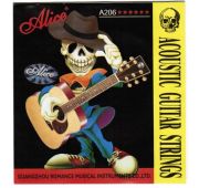 Alice A206P-SL Super Light Комплект струн для акустической гитары, фосфорная бронза (11-52)