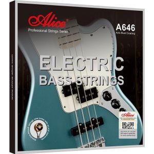 Alice A646(4)-M Комплект струн для бас-гитары, сплав железа, Medium, 45-105