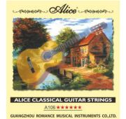 Alice AC106-H Комплект струн для классической гитары, нейлон, посеребренная медь (28-44)