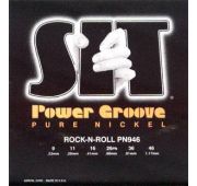 SIT PN946 Rock and Roll струны для электрогитары, серия Power Groove Pure Nickel, 9-46