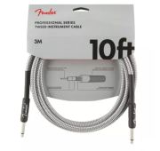 Fender 10' Professional Inst CBL WHITE TWD инструментальный кабель, белый твид, длина 3м