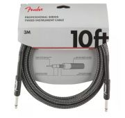 Fender 10' Professional Inst CBL GRAY TWD инструментальный кабель, серый твид, длина 3м