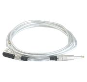 Rockcable RCL30253 D6 SILVER Инструментальный кабель, джек(прямой)-джек(угловой) 3 метр