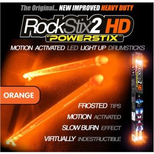 Rockstix 2 HD Orange светящиеся барабанные палочки, оранжевые