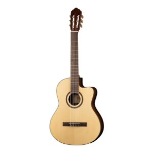 Cort AC160CF NAT класcическая гитара со звукоснимателем, с вырезом, цвет натуральный лак.