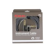 Kirlin IWB-202BFGL 3M CA кабель инструментальный, прям/угл, 3м, цвет серый карбон