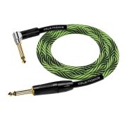 Kirlin IWB-202BFGL 3M WBG кабель инструментальный, прям/угл, 3м, цвет Wave Green