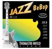 Thomastik BB113 Jazz BeBob комплект струн для электрогитары, Medium Light, сталь/никель,13-53