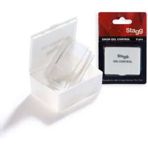 Stagg DGC-05 TR прозрачные демпферы (5 штук в упаковке),самоклеющиеся