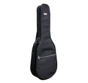 Lutner LDG-4 Чехол для акустической гитары, очень плотный, ткань - полиэстер, утеплитель - 10мм пенополиэтилен, две лямки, карман, светоотражающая полоса, цвет - черный.