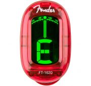 Fender California Series Clip-On Tuner Candy Apple Red FT-1620 цифровой тюнер-прищепка