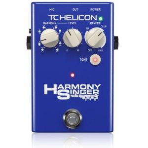 TC Helicon Harmony Singer 2 вокальная педаль с функцией адаптации под голосовые особенности