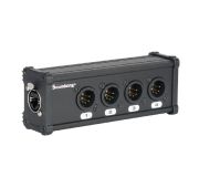 Soundking CXA029 DMX коммутатор/преобразователь, 4хXLR(5p)male - RJ-45