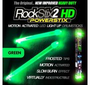 Rockstix 2 HD Green светящиеся барабанные палочки, зеленые