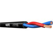 Klotz LY215S (LY215TSW) Спикерный кабель 2х1.5мм², внешний диаметр 7мм², PVC, гибкий, черный