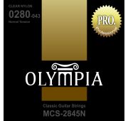 Olympia MCS2845N струны для классической гитары, чистый нейлон, нормальное натяжение