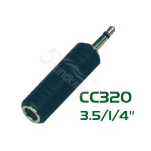 Soundking CC320 Переходник (разъем переходной) 3,5мм, моно, штекер - 6,35мм, моно, гнездо