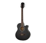 Foix FFG-1039BK акустическая гитара, черная, с вырезом