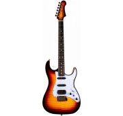 JET JS-600 BS электрогитара, Stratocaster, HSS, цвет санберст