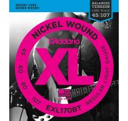 D'Addario EXL170BT Nickel Wound Комплект струн для бас-гитары, Regular Light, .45-107