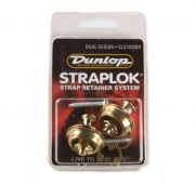 Dunlop SLS1032BR - крепление для гитарного ремня Straplock (пара), латунь